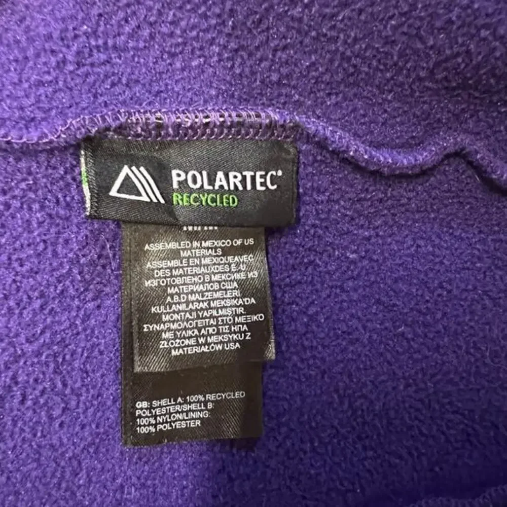 The North Face Womens Custom Denali‎ Fleece Full Zip Jacket Medium Pink & Purple - Picture 12 of 14